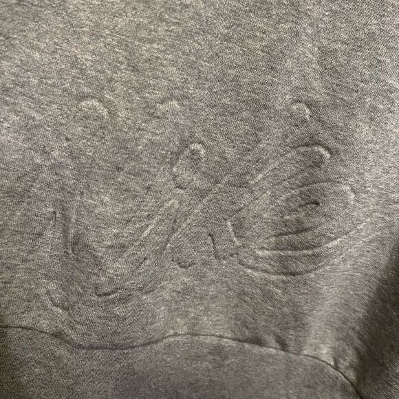 Nike Crop Sweatshirt Women's Large Long Sleeve Graphic Logo - Picture 2 of 5